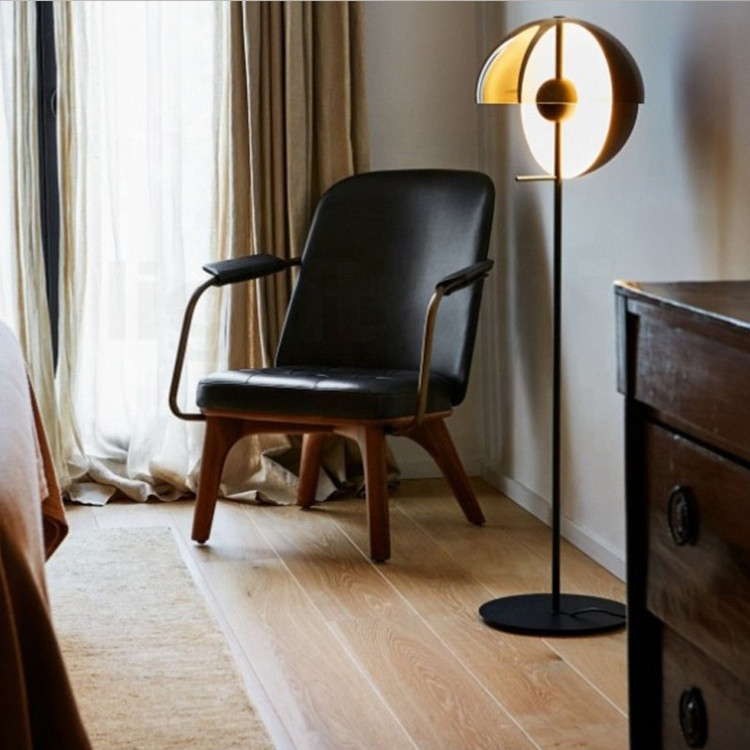 Post Modern Bedside Table Lamp Black And White Glass Lamp Shade