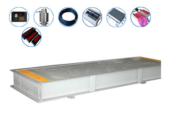 Heavy Duty 4m Truck Axle Scale , 80T Portable Car Scales