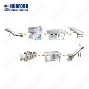Garlic Slicing Machine Dehydration Line Complete Tomato Processing Line Mango
