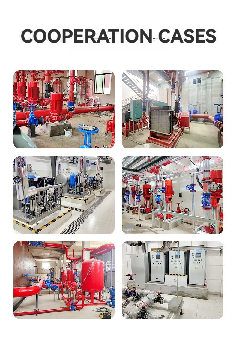 Engine Driven Diesel Fire Pump Set Control Panel Boosting Pump Water Supply System