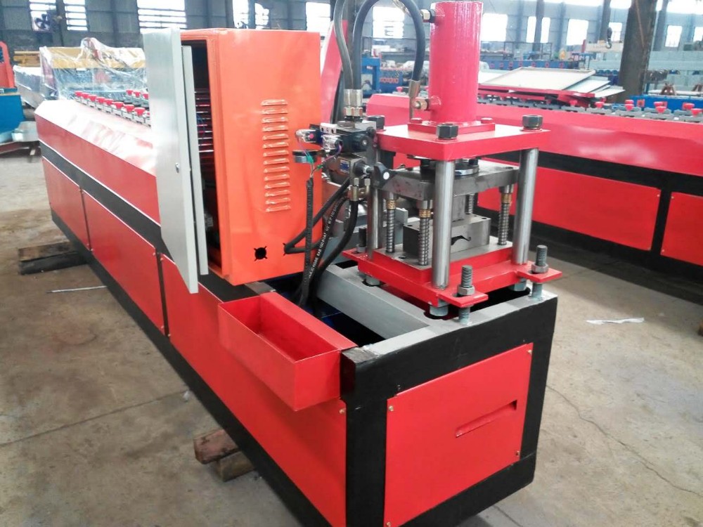 High Precision Steel Door Frame Making Machines 10.0m * 1.0m * 1.4m Approx 6 Tons