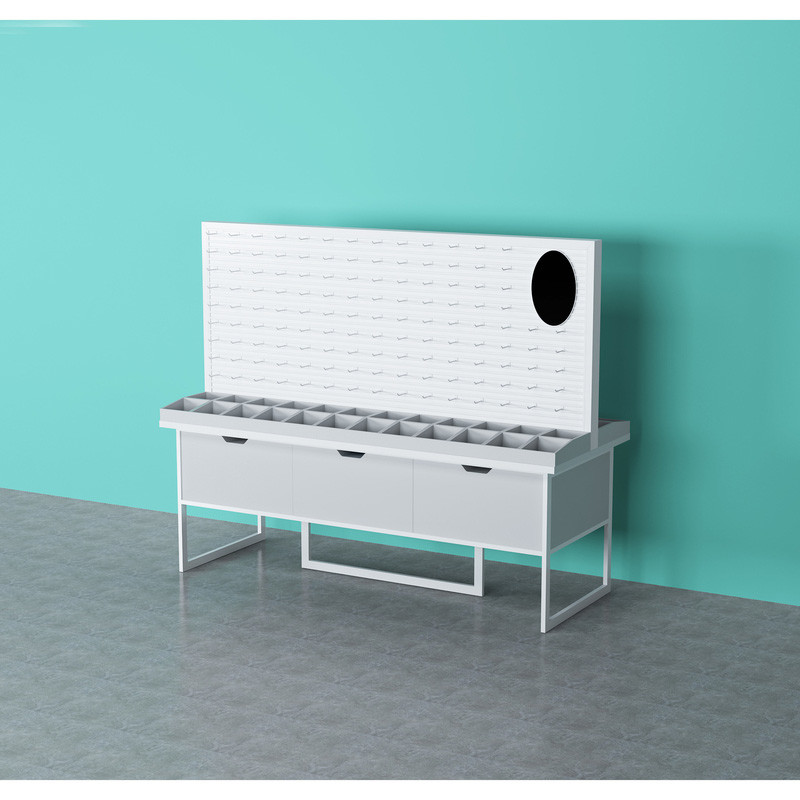 Powder Coating Miniso Display Rack For Store 50-55Kg Per Layer Loading Capacity