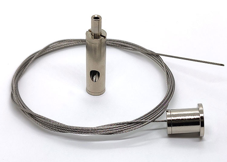 Galvanized Stainless Steel Pendant Mountings For Light Cable Gripper Suspension System