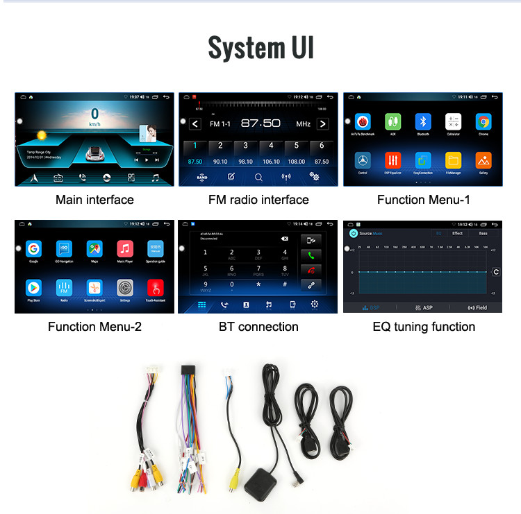 FCC 2 Din Android Car Dvd Player