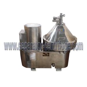 Automatic Part Discharging 2 Phase Dairy / Milk Clarifying Disc Separator For