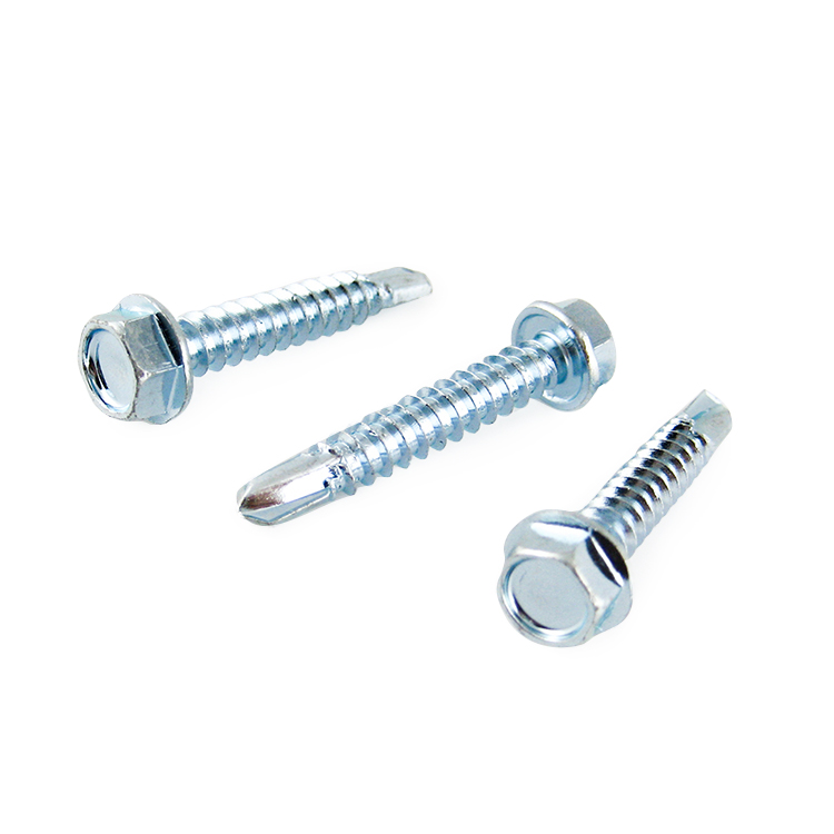 ISO9001 2015 Certified Metal Steel Roofing Screw Washers Hex Head Drilling Self Tapping Screw for Metal