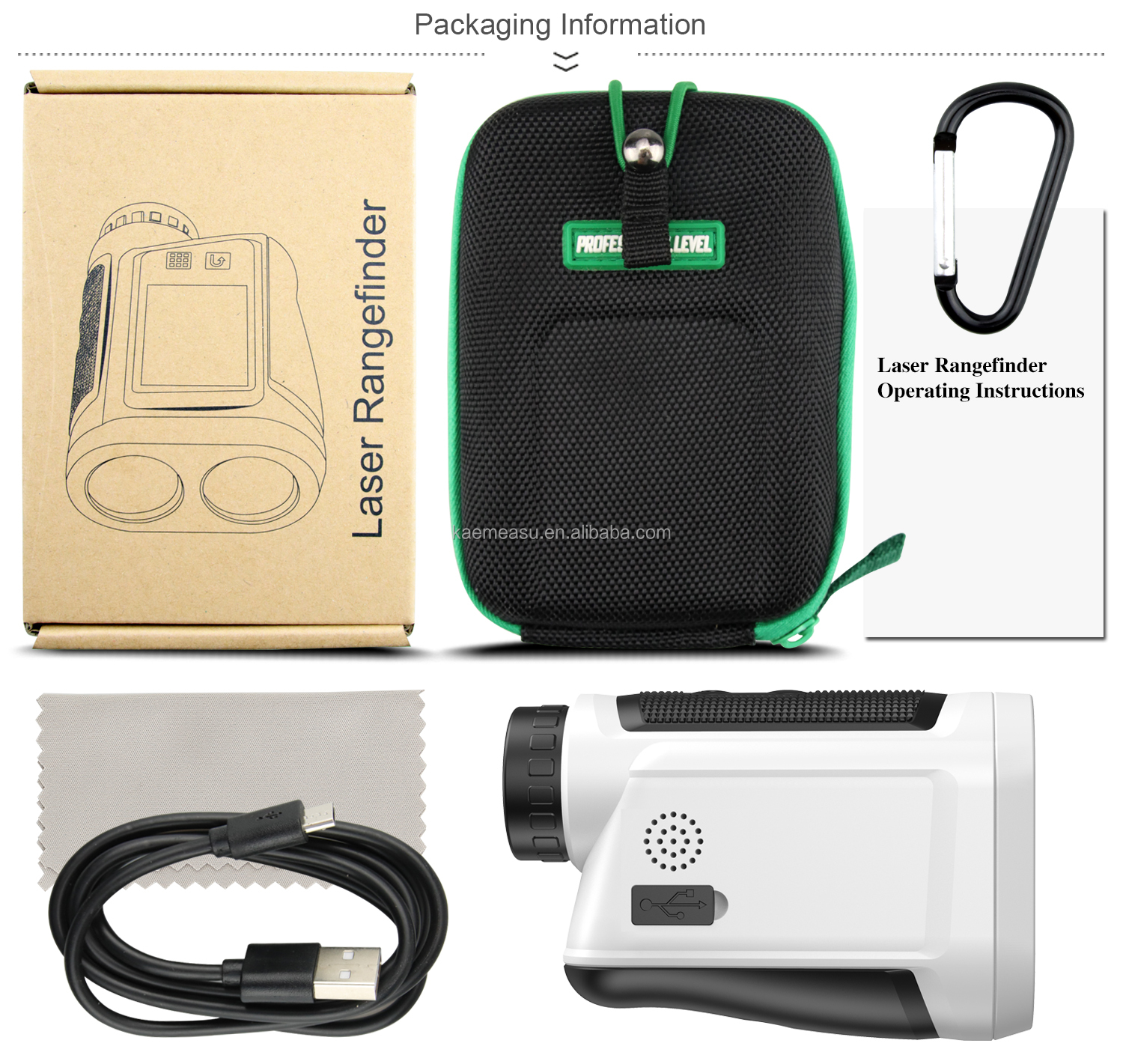 Golf Sport Laser Range Finder 600-1500m Distance Measuring Instrument For Outdoor Activities