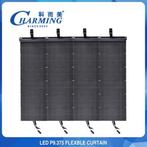 Multipurpose 32x16 Flexible LED Screen , Windproof Bendable LED Display