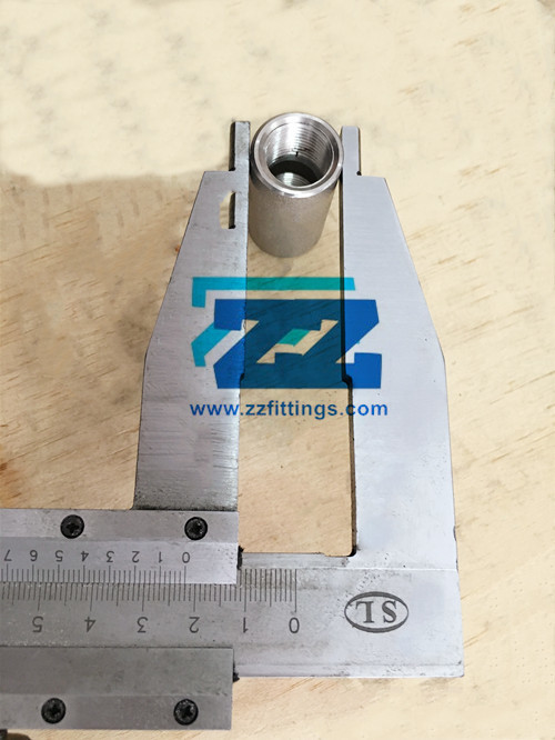 BSP Threaded Full Coupling , 3 / 8 " ASTM A105N Threaded Socket Weld Fittings