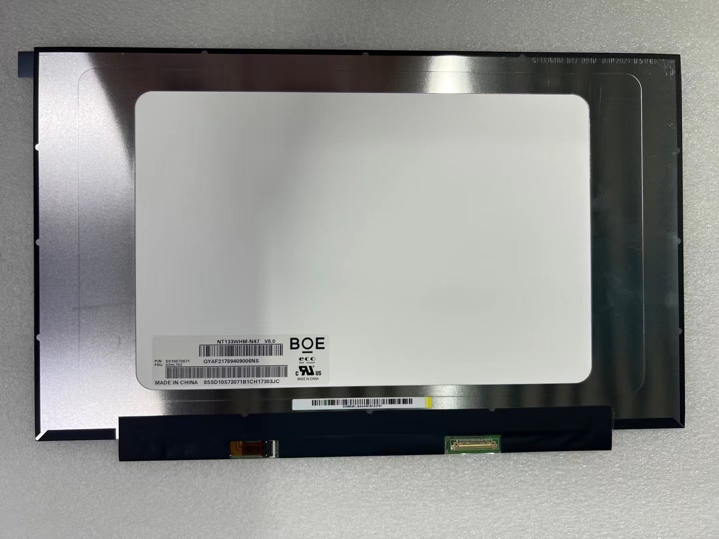 NV133FHM-N4F BOE 13.3" 1920(RGB)×1080, 250 cd/m² INDUSTRIAL LCD DISPLAY