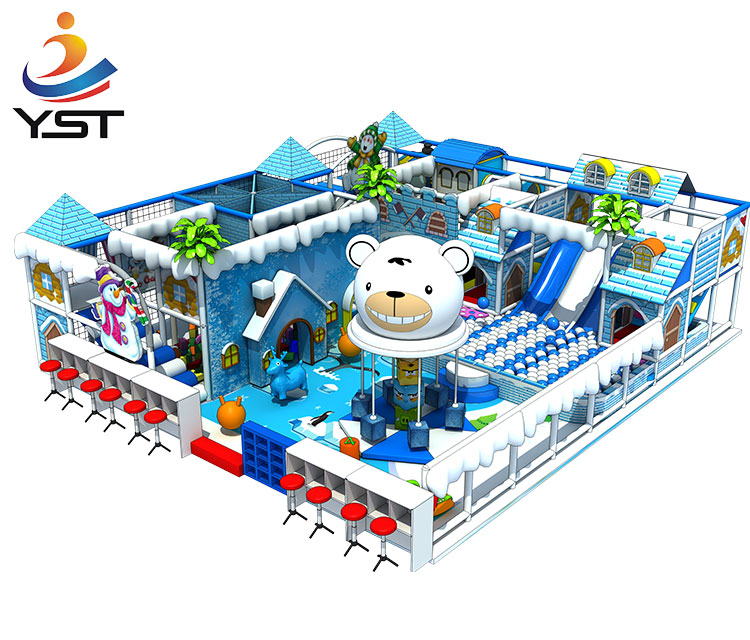 Comfortable Soft Play Gym Equipment CAD Instruction Low Density Polyethylene