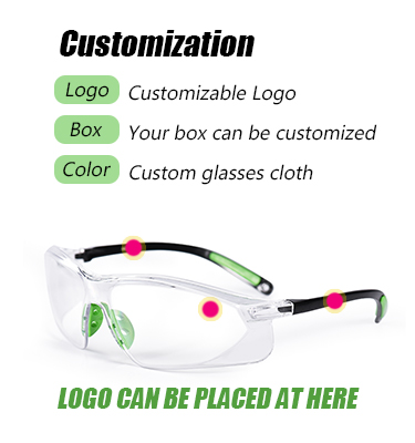 ANSI Z87 Safety Glasses Goggles Anti UV Scratch Resistant Safety Glasses TPR Nose Tip