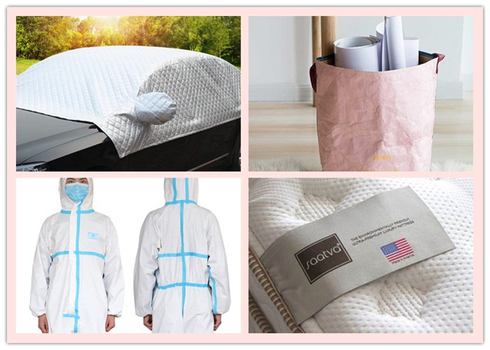 1443R 1473R Tearproof And Breathable Tyvek Fabric Paper In Roll
