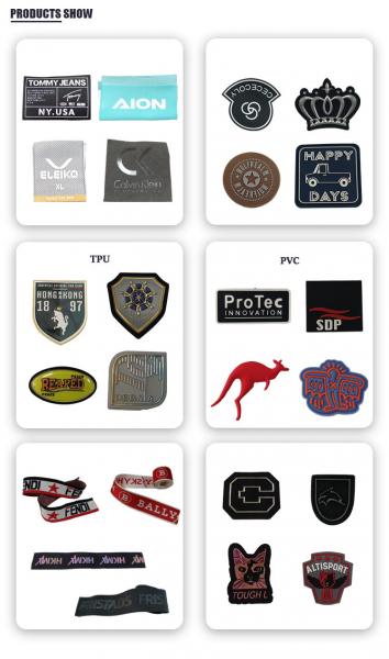 Clothing Logo Patches High Frequency Soft Embossed Badge 3D Tpu Patch For Clothes