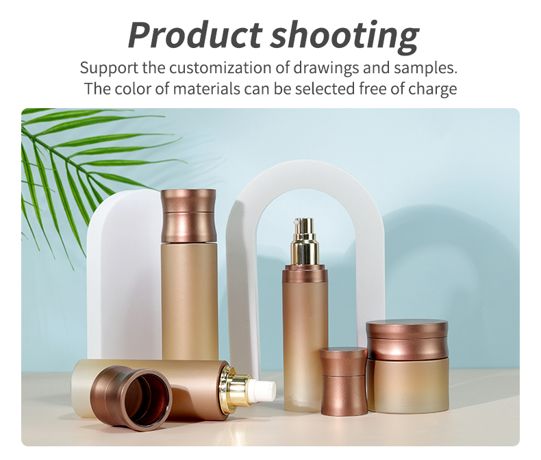 150ml Empty Skincare Jars Cosmetic Lotion Spray Pump Bottles With Acrylic Packaging Base Material Acrylic