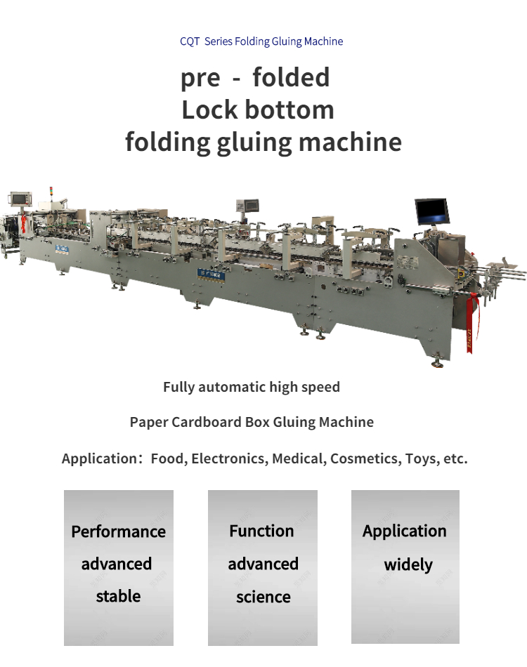 MAXIMUM PAPER WIDTH 1 1300mm Production of Single-Sided Boxes Gluing Machine