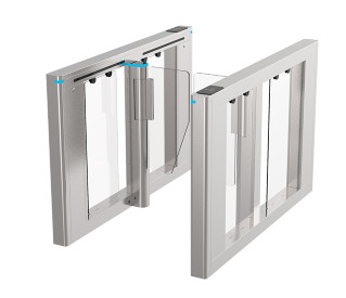 Custom High Speed Gate Turnstile Double Barrier 35w for Airport