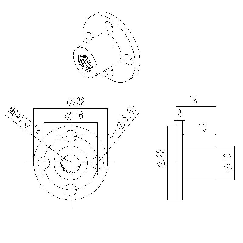 JGB37 520 M6 Thread 24V DC Gear Motor 12v High Torque 50mm Long Geared
