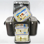 Bathroom Mesh Popup Polyester Foldable Laundry Basket With Cover