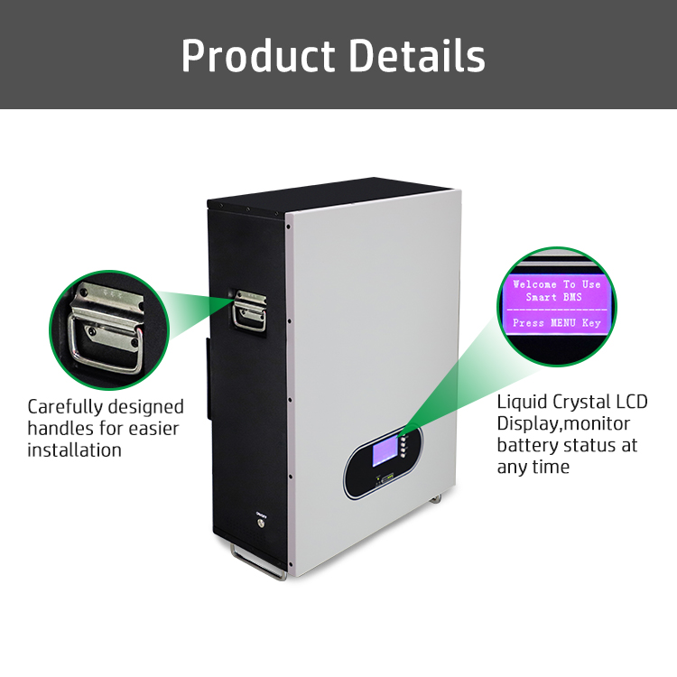 Lifepo4 Lithium Ion Battery For Solar System 51.2v 200ah Solar Batteries PoweWall