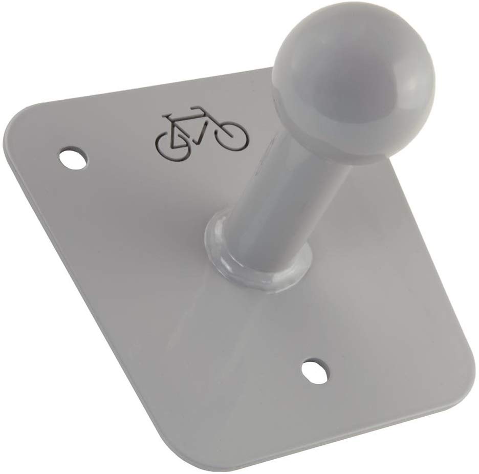 Power Coating Carbon Steel Bicycle Carrier Wall Mount Includes Screws and Dowels