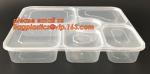 Restaurant Take Away Bento Boxes, Division Food Prep Disposable, Portion