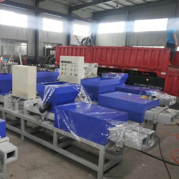 Automatic Sawdust Block Pallet Nailing Machine for Wooden Pallets Manufacturing Line
