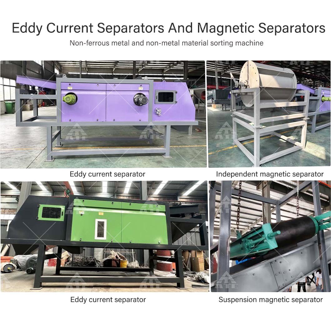 Scrap Home Appliance Plastic Metal Crusher Waste Home Appliance Recycling Machine