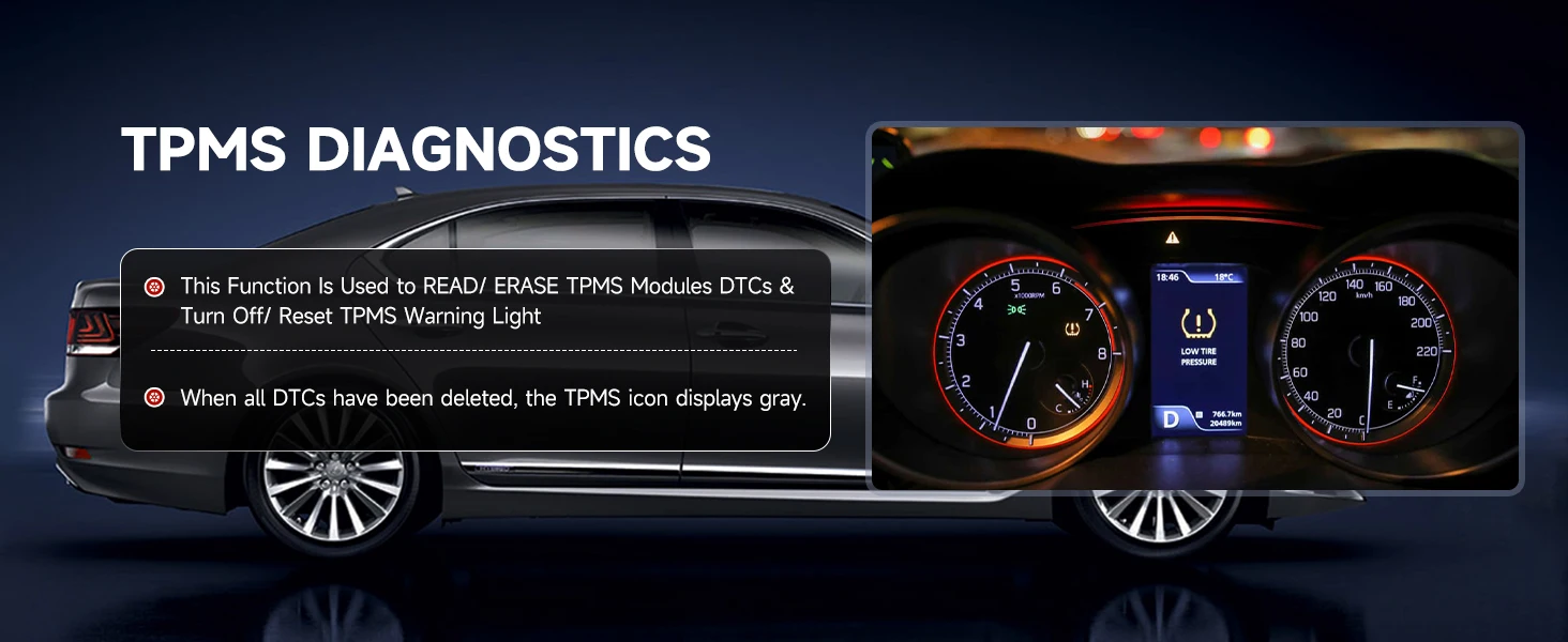 Autel MaxiTPMS TS508WF WiFi TPMS Diagnostic Tool Program MX-sensors, Read/Clear DTCs OBD2 TPMS Relearn Tool Free Update PK TS508