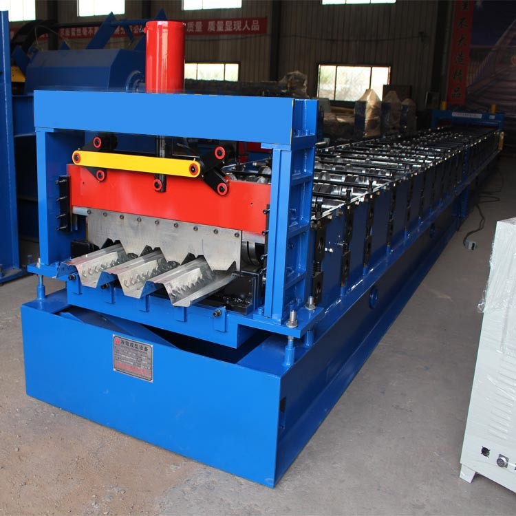 Metal Steel 1.5mm Floor Deck Roll Forming Machine Plc For Building Materials
