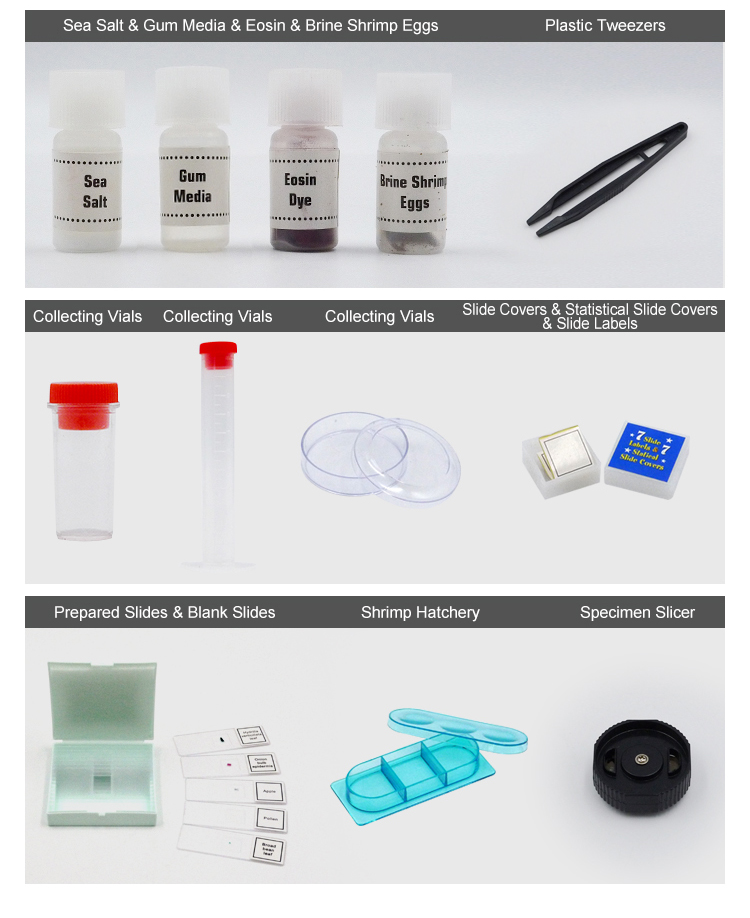 Monocular 900X Gift Box Compond Student Microscope A11.1513 With LED & Mirror Illumination