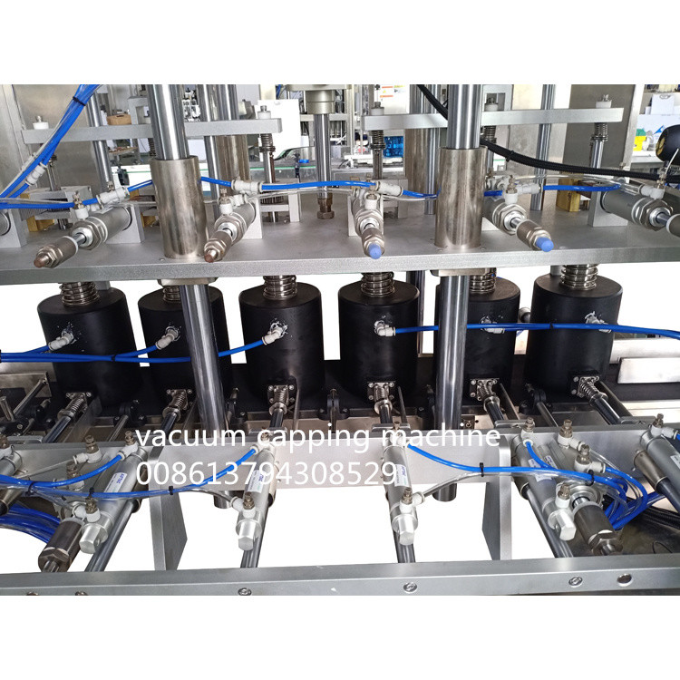 1500 Bottles / Hour Vacuum Capping Machine For Filling Sealing