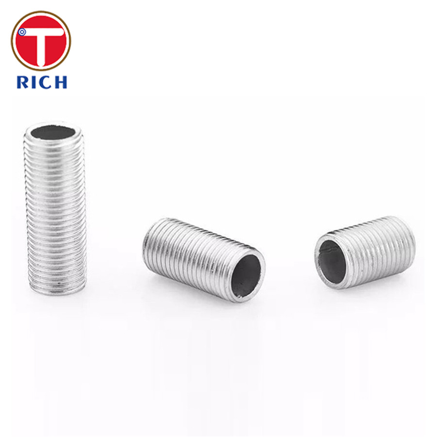 CNC Machining Hollow Threaded Tube Connect Outlet External Boom Screw Thread Tube