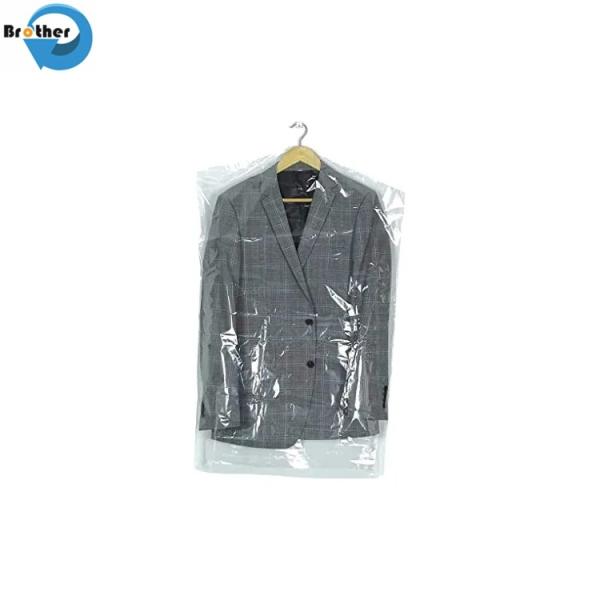 Quality Disposable Garment Cover Bag Clear Standard Dry Cleaner Bag on Roll Printed with Safety Warning Word for sale