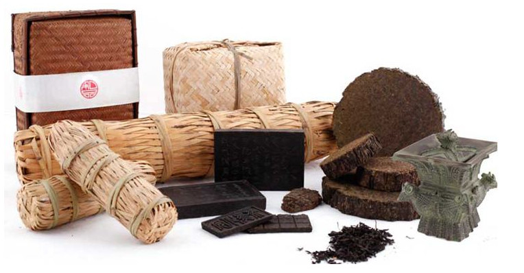 Private Label healthy Dark Chinese Tea brick Organic OEM Customized Package