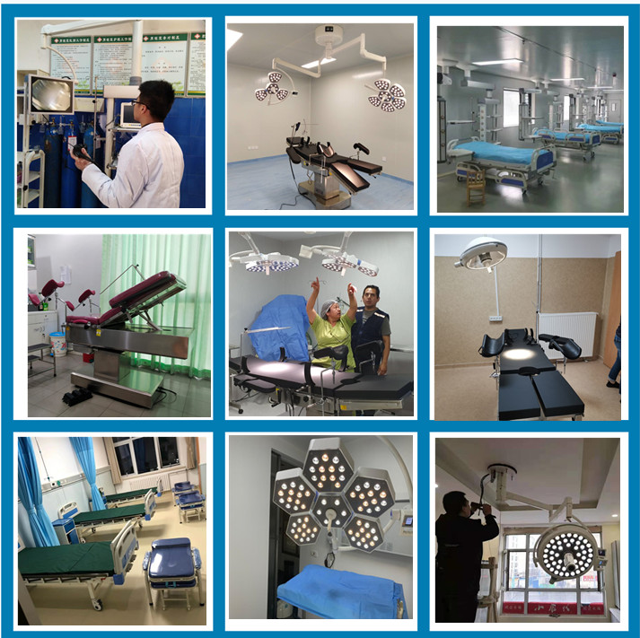 180000lux 200000lux Exam Room Lights / Ot Ceiling Light 360 degreerotation