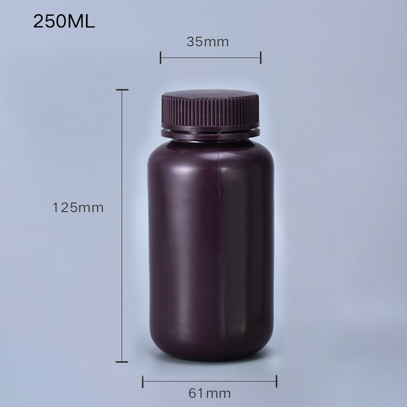 1L Transparent PP Thicken Plastic Chemical Reagent Lab Leakproof Bottles with Screw Lid