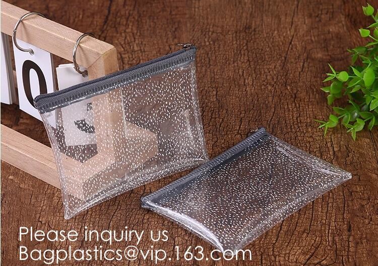 Custom Screen Printing Clear EVA k Bags Portable Travel MakeupToiletry Cosmetic Bag Packing Pouch, BAGEASE PACK