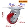 Buy cheap 100mm 4 Heavy Duty Casters 350kg Load Aluminium Caster Wheels from wholesalers