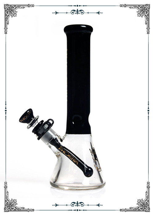 PHOENIX STAR 5mm Thickness Beaker Glass Bong Smoking Water Pipe Color Bong