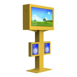 Full HD Custom Made LCD Display , Waterproof Outdoor LCD Kiosk 7*24 Hour Working