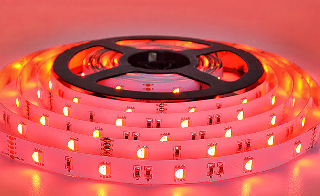 5050 RGBW Full Color Flexible Neon Strip Light Waterproof 1m Length Customizated