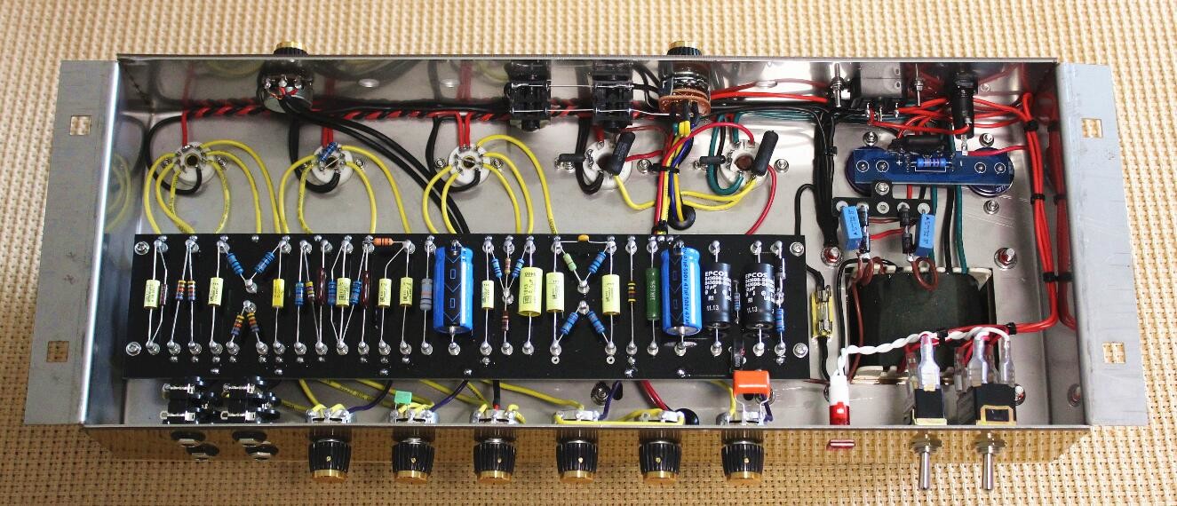 Plexi1959 Grand Style Plexi Tone Hand Wired Tube Guitar Amp Chassis Ruby Tubes 50W Musical Instruments Imported Parts