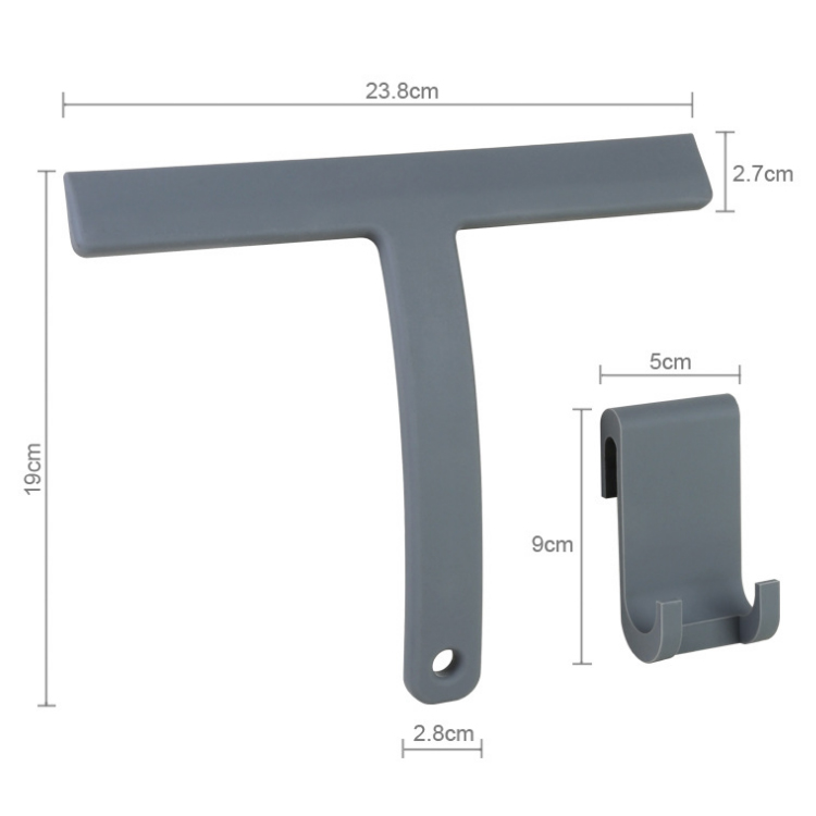 Best Silicone Stainless Steel Shower Squeegee for Window Glass Mirror Snow Cleaner