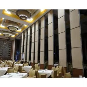 Convention Center Operable Partition Walls Movable Soundproof With Soft Fabric