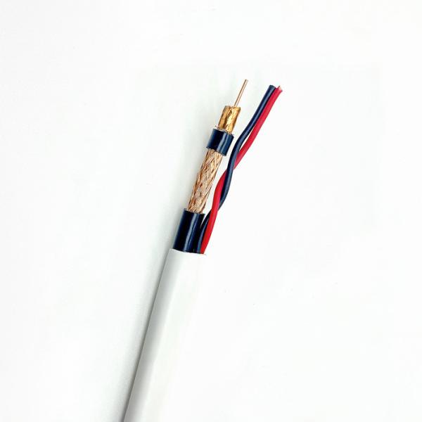 Super Turbo RG59 RG59U 2C CCA Bulk CCTV Cable with 0.75/1.0MM2 Siamese Coaxial