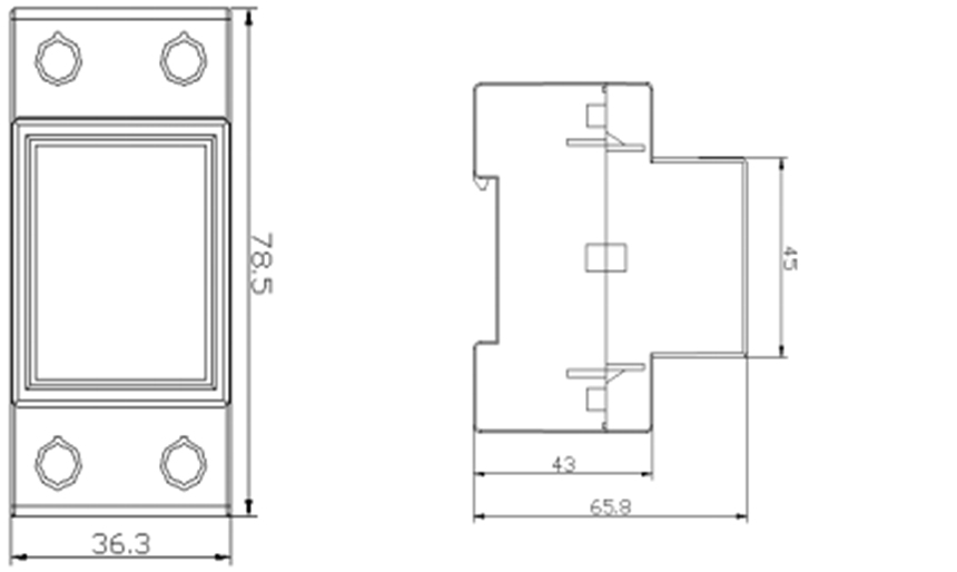 High Quality Single Phase Industrial Watt Hour Meter