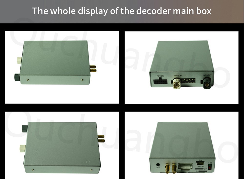 Ouchuangbo android car audio video interface upgrade original car screen for Porsche Macan 2018 -2020 android 9.0 OS