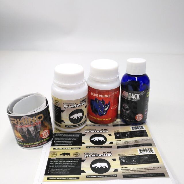 Pvc Transparent Heat Shrink Sleeve Labels Barcode Metallic Holographic For Box / Pill Bottle