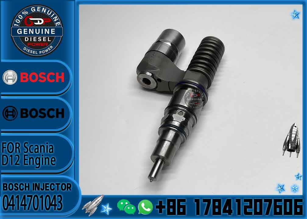 Genuine unit fuel injector 0414701066 0414701044 For Scania 1805344